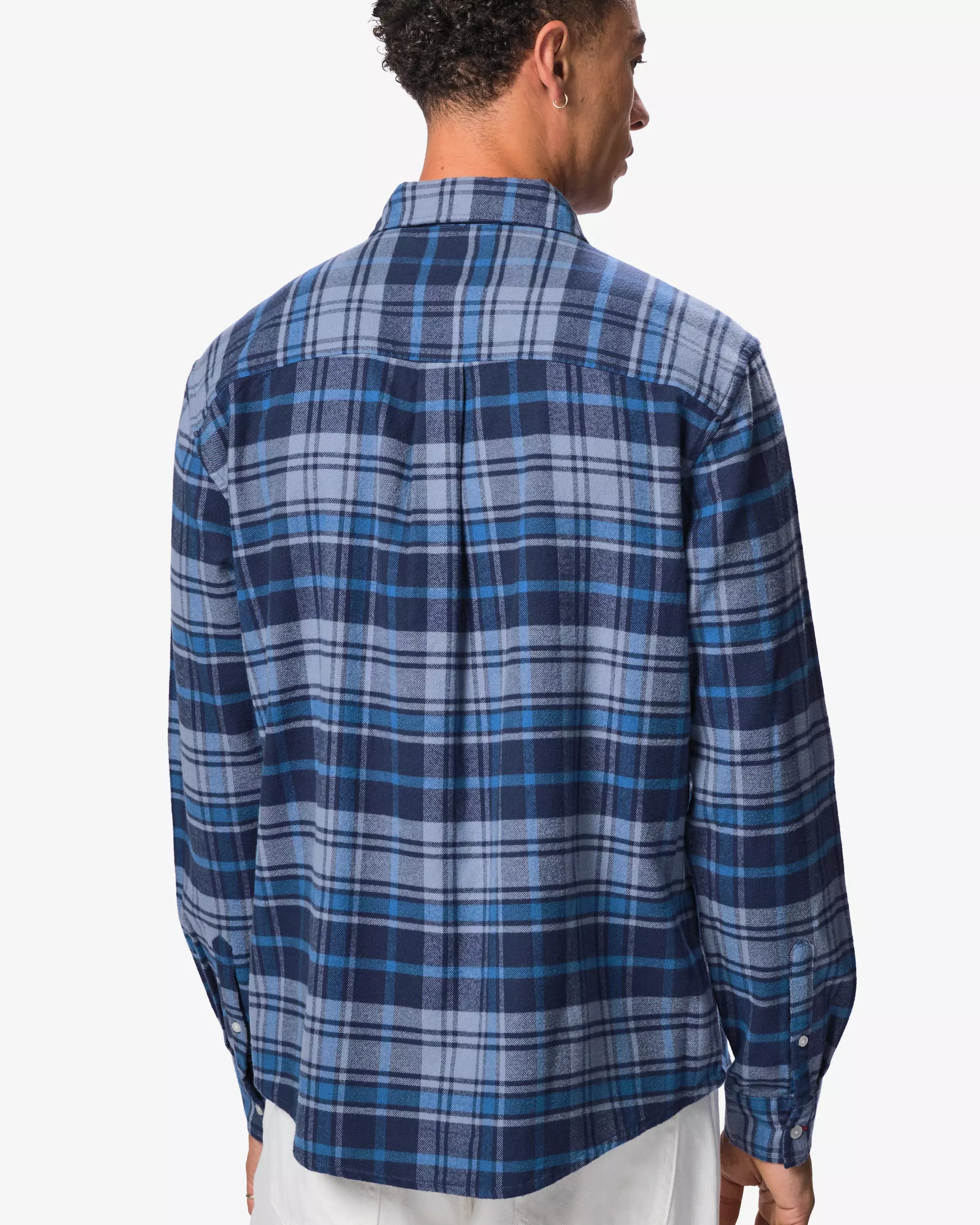 Herren-Oberhemd, Flanell, Karomuster