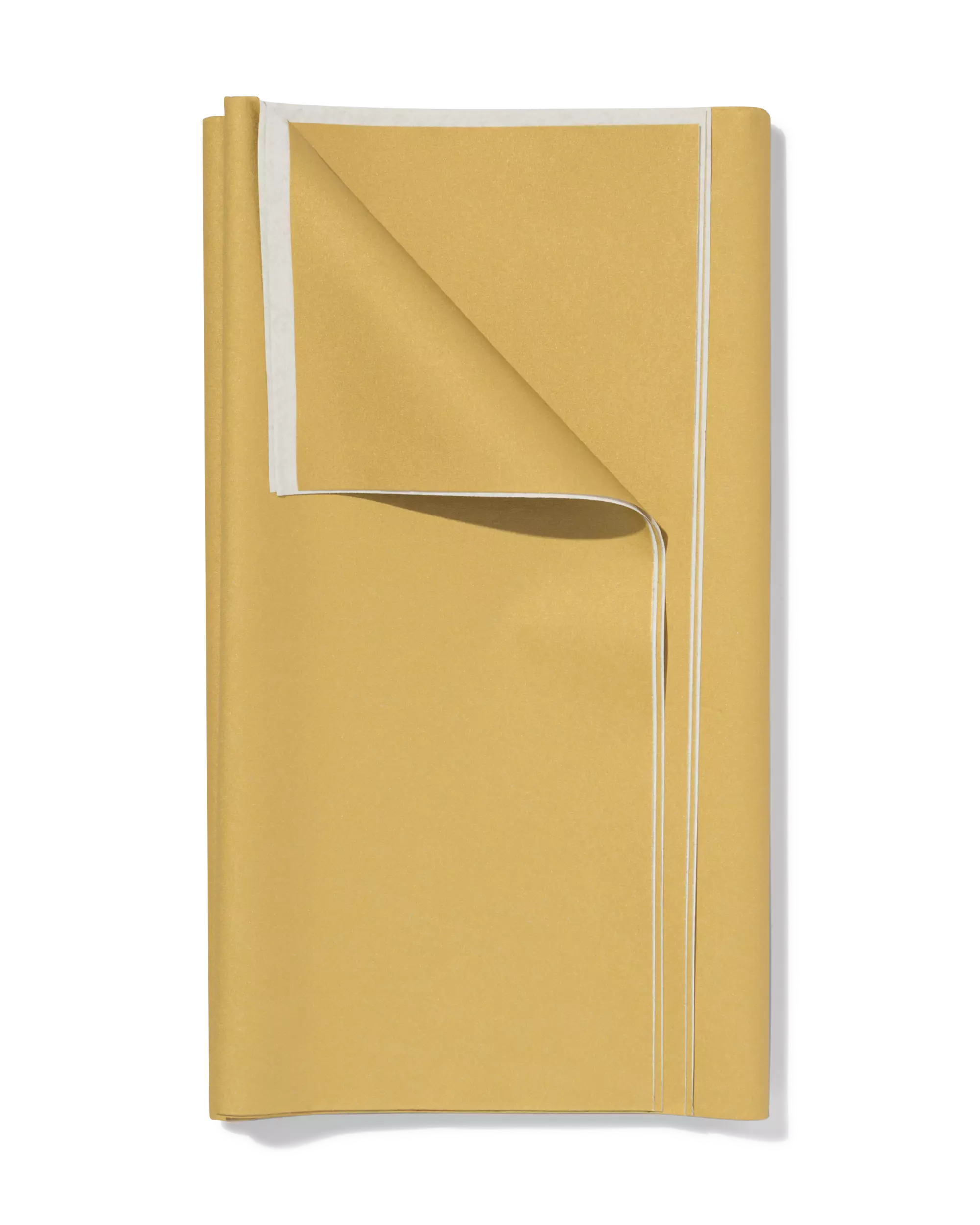 nappe 138 x 220 papier doré