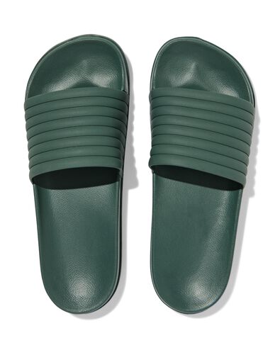 claquette homme  vert vert - 22100170GREEN - HEMA