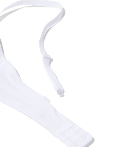 voorgevormde bh zonder beugel recycled/micro wit wit - 21870480WHITE - HEMA