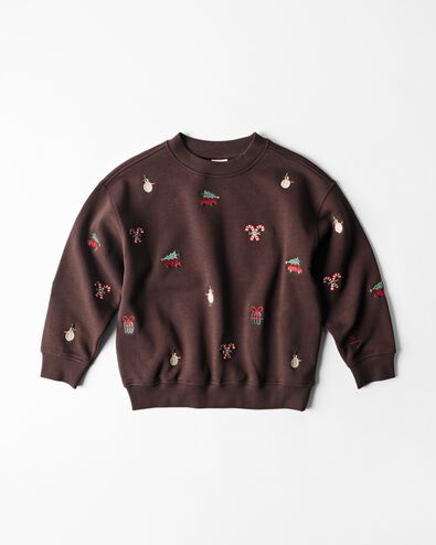 pull enfant no&euml;l marron marron - 30730702BROWN - HEMA