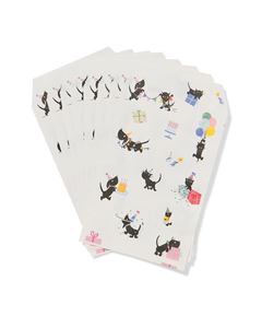 Takkie en Siepie uitdeelzakjes papier - 8 stuks
