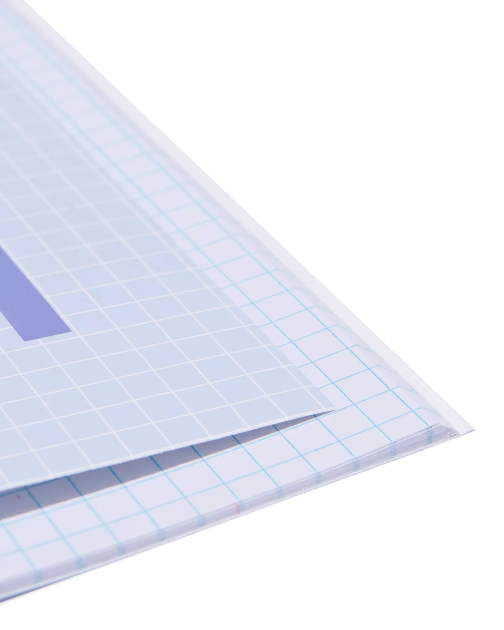 3er-Pack Hefte, DIN A4, kariert (5 x 5 mm), blau