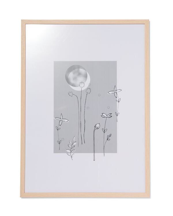 fotolijst 50x70cm naturel hout 50 x 70 - 13621056L50X70 - HEMA