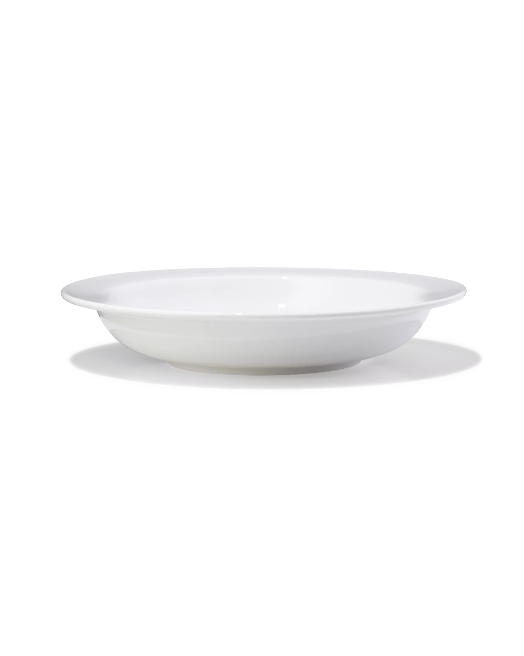 diep bord Ø22.5cm Alledag porselein wit - 4 stuks