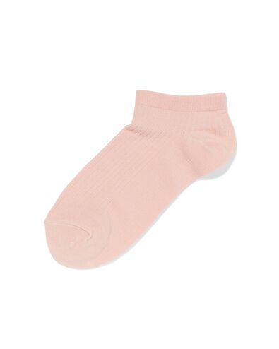 Damen-Kurzsocken, Kn&ouml;chel, gerippt altrosa - 4280955OLDPINK - HEMA