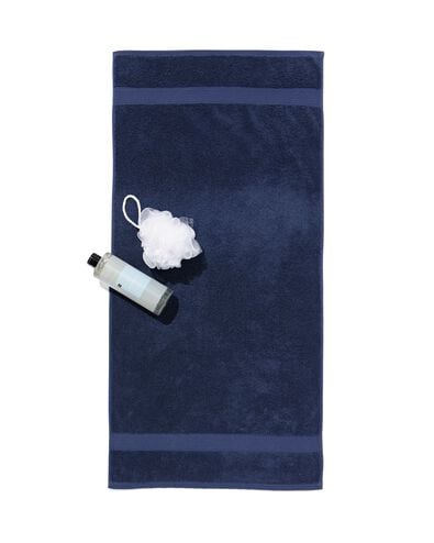 serviette de bain 50x100 qualit&eacute; &eacute;paisse bleu nuit bleu nuit serviette 50 x 100 - 5250390 - HEMA