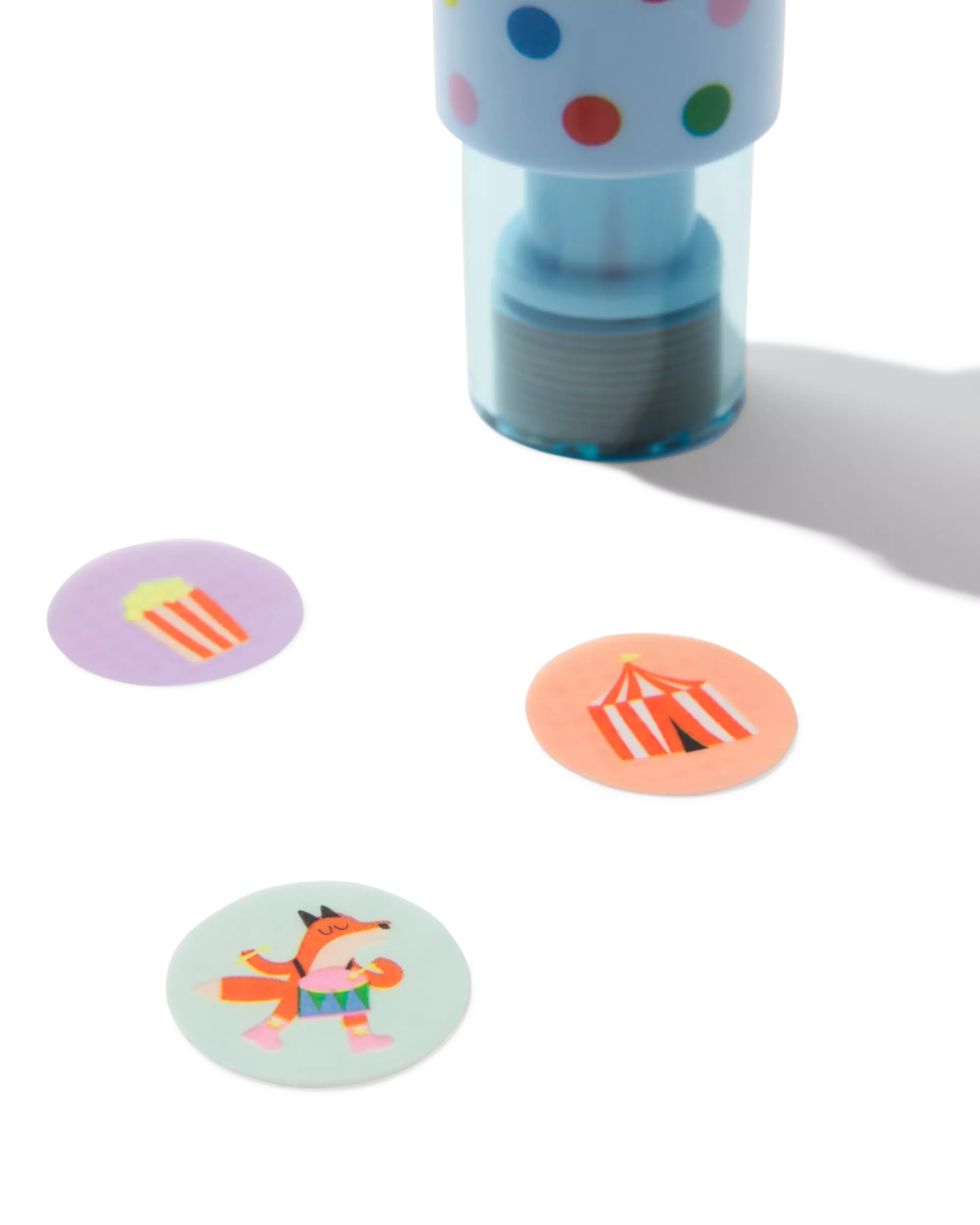 Aufkleber-Stempeltool mit Aufklebern
