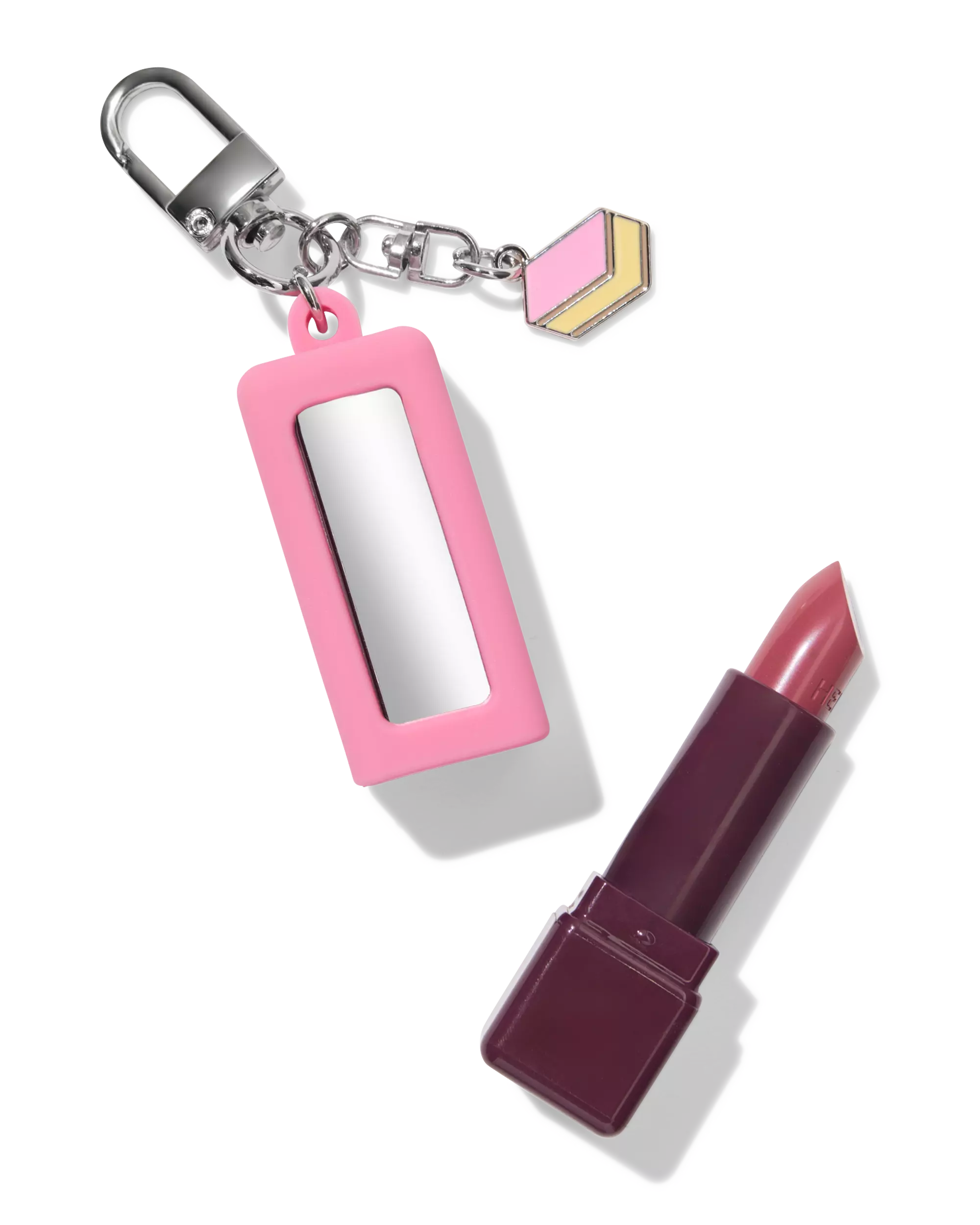 sleutelhanger lipstickhouder siliconen met tompouce