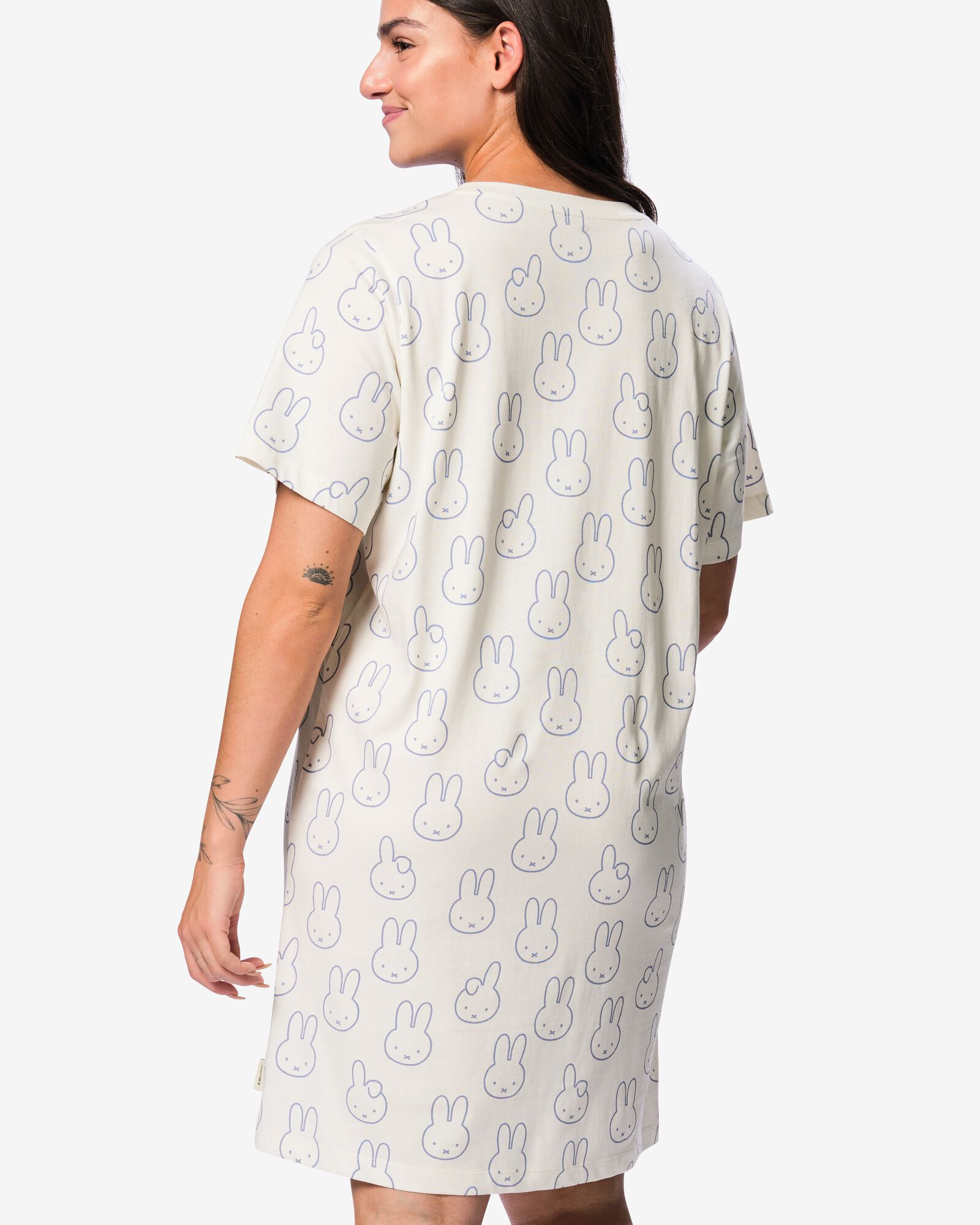 nijntje damesnachthemd katoen gebroken wit gebroken wit - 23401830OFFWHITE - HEMA