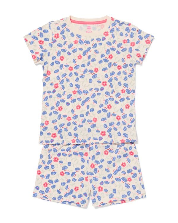 pyjacourt enfant fleurs blanc cass&eacute; blanc cass&eacute; - 23003460OFFWHITE - HEMA