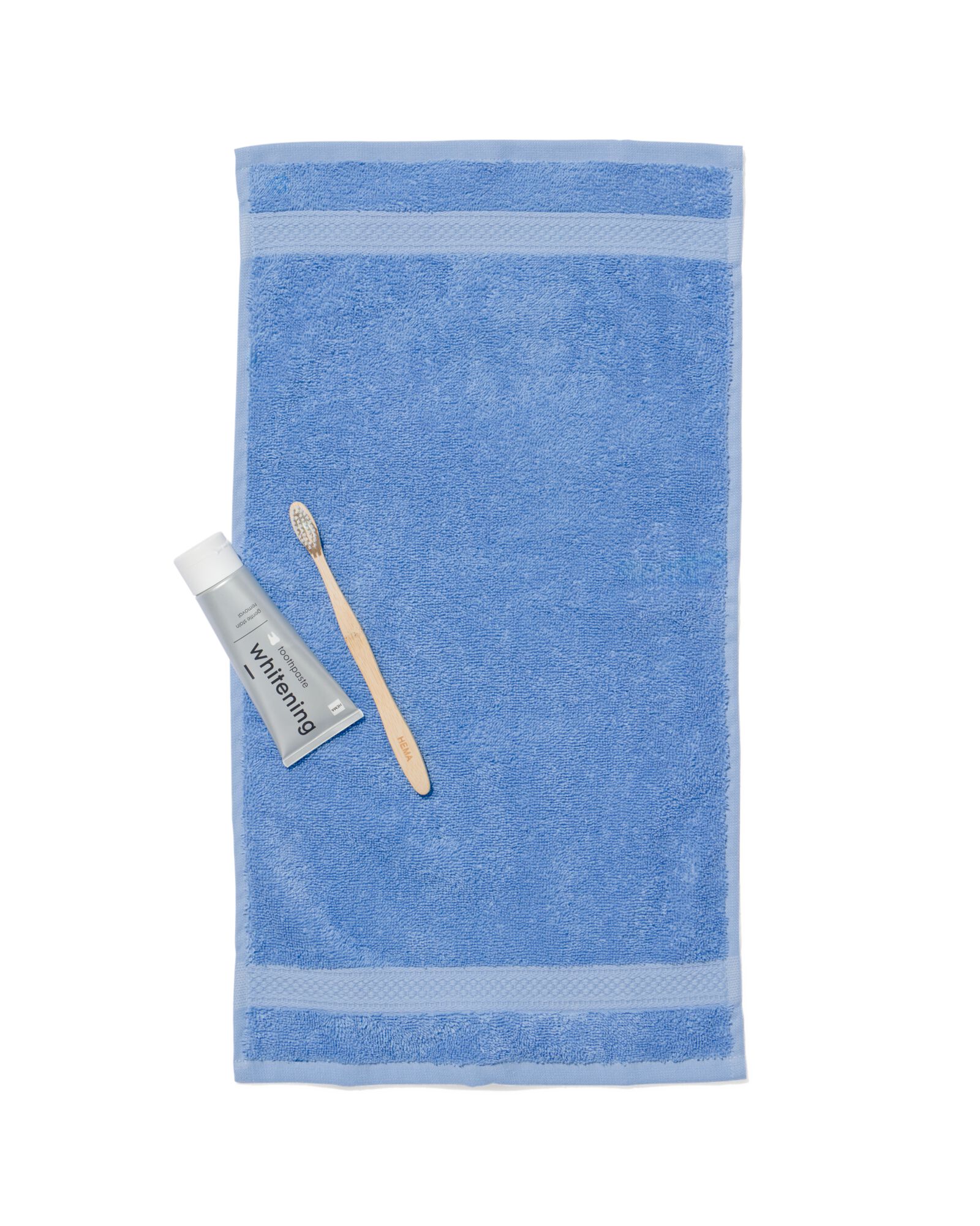 G&auml;stehandtuch, 33 x 50 cm, schwere Qualit&auml;t, frisches Blau knallblau G&auml;stehandtuch - 5250383 - HEMA