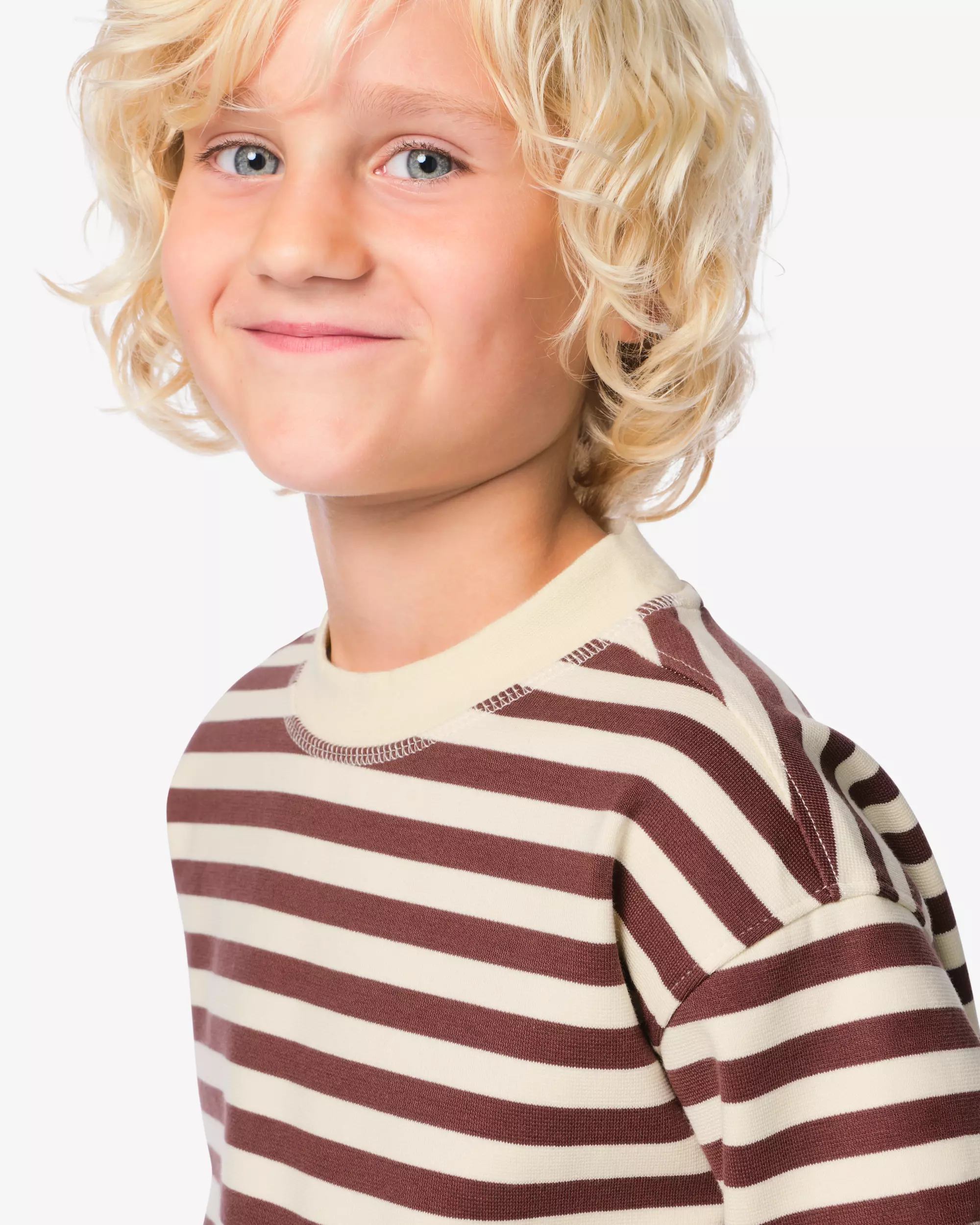 t-shirt enfant jersey rayures