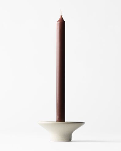 lange huishoudkaars &Oslash;2.2x29cm donkerbruin - 12 stuks donkerbruin 2,2 x 29 - 13504055 - HEMA