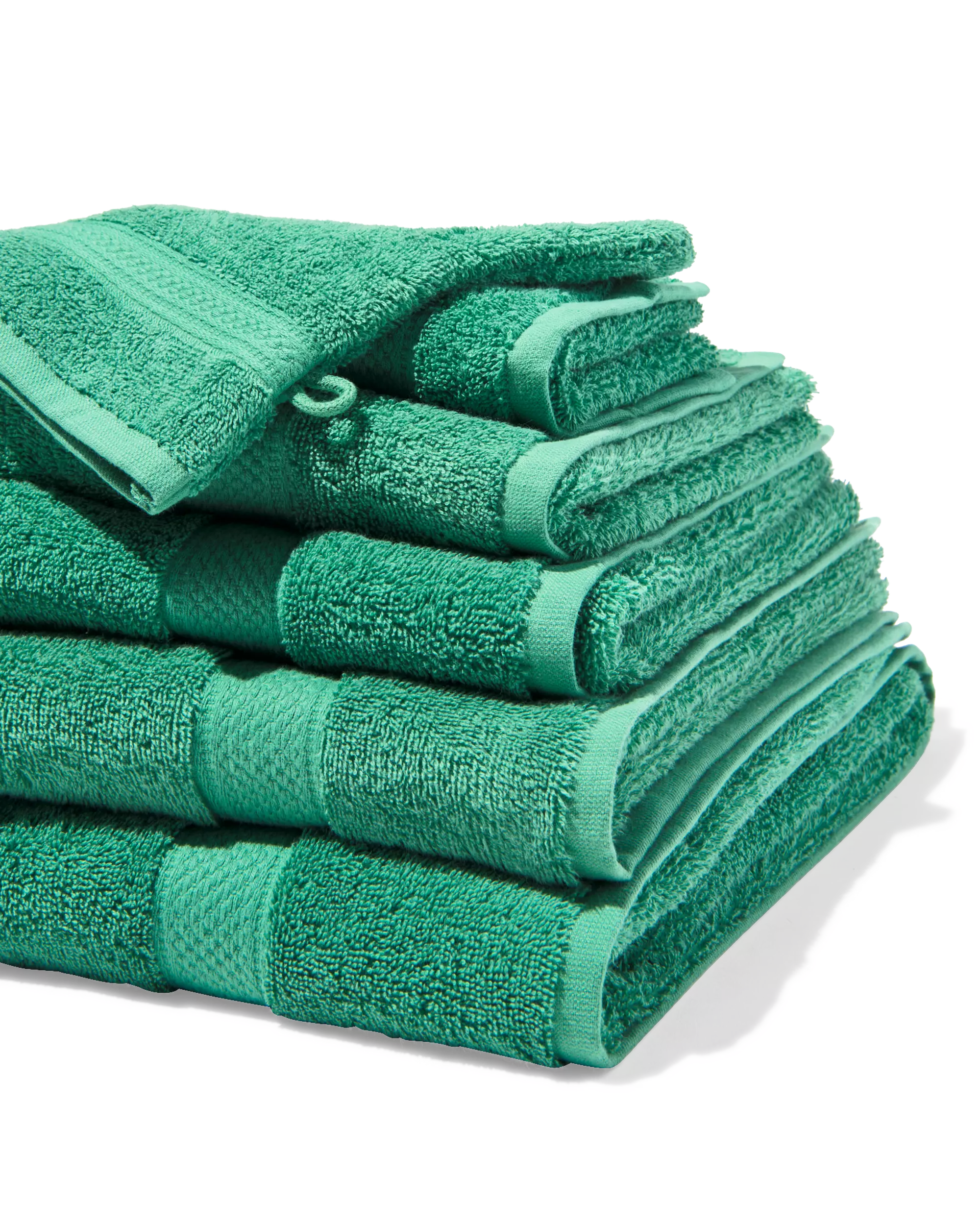 serviette 50x100 cm qualité lourde vert moyen