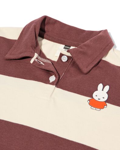 t-shirt b&eacute;b&eacute; Miffy jersey rayures marron marron - 33101580BROWN - HEMA