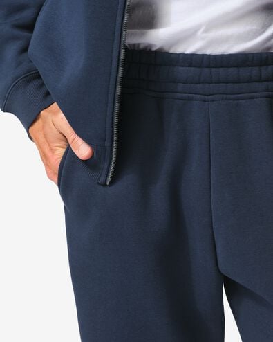 heren sweatbroek donkerblauw donkerblauw - 2101220DARKBLUE - HEMA