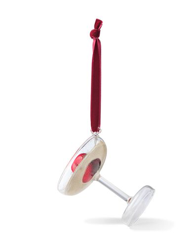 kersthanger 9.3cm glas cocktailcoupe - 25102095 - HEMA