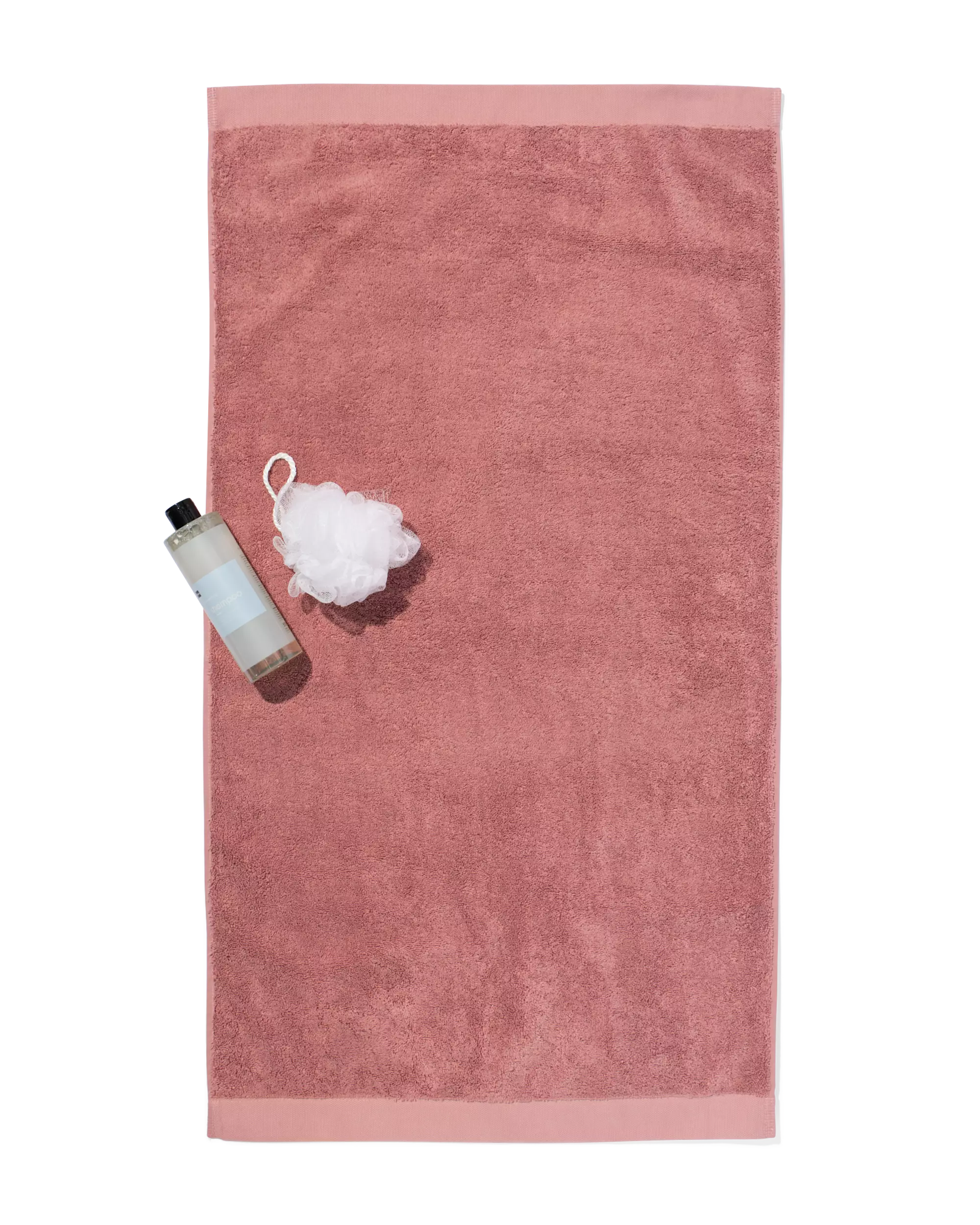 serviette de bain 60x110 qualité hôtelière extra douce rose profond
