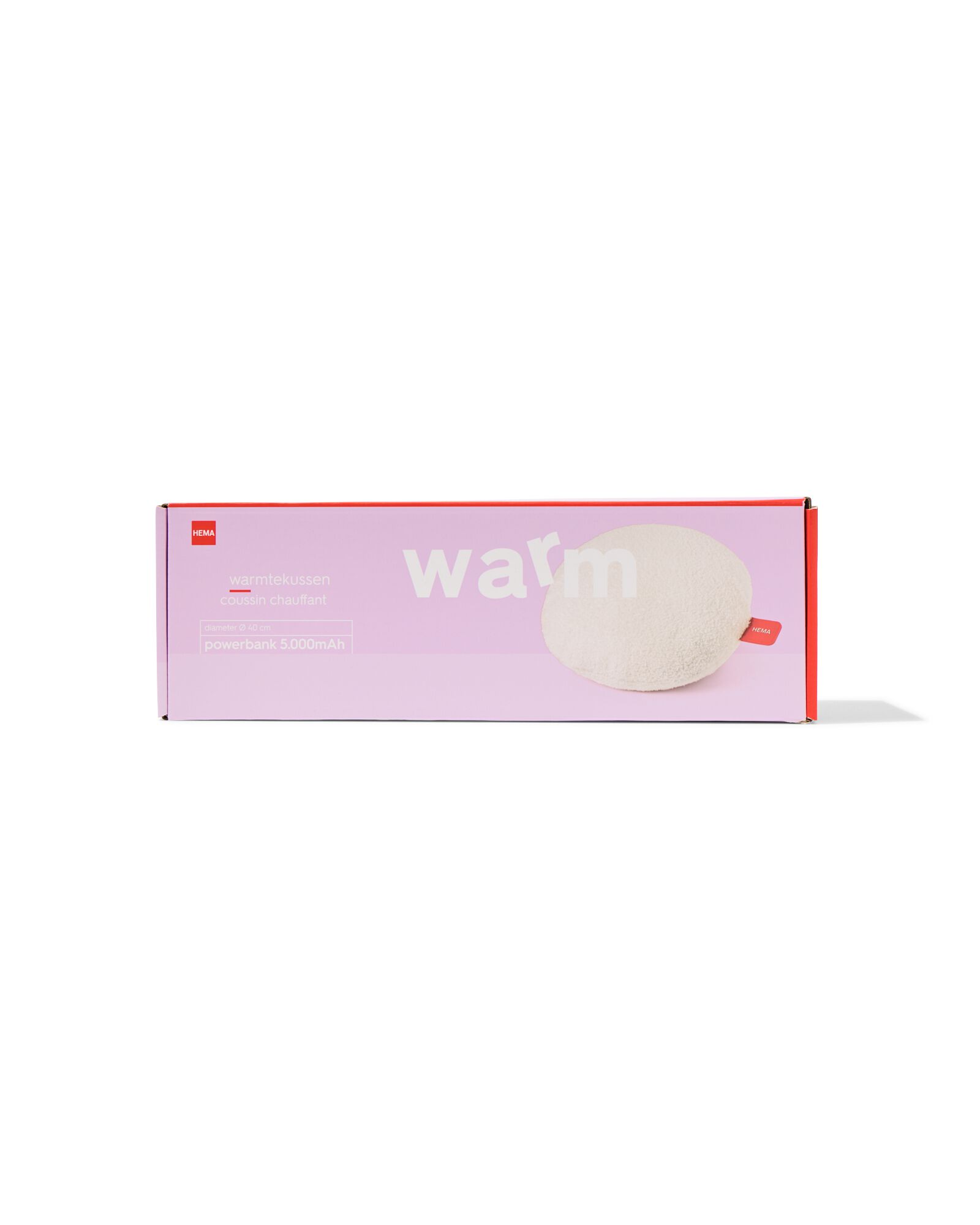 W&auml;rmekissen ⌀ 40 cm, Teddystoff - 13008021 - HEMA