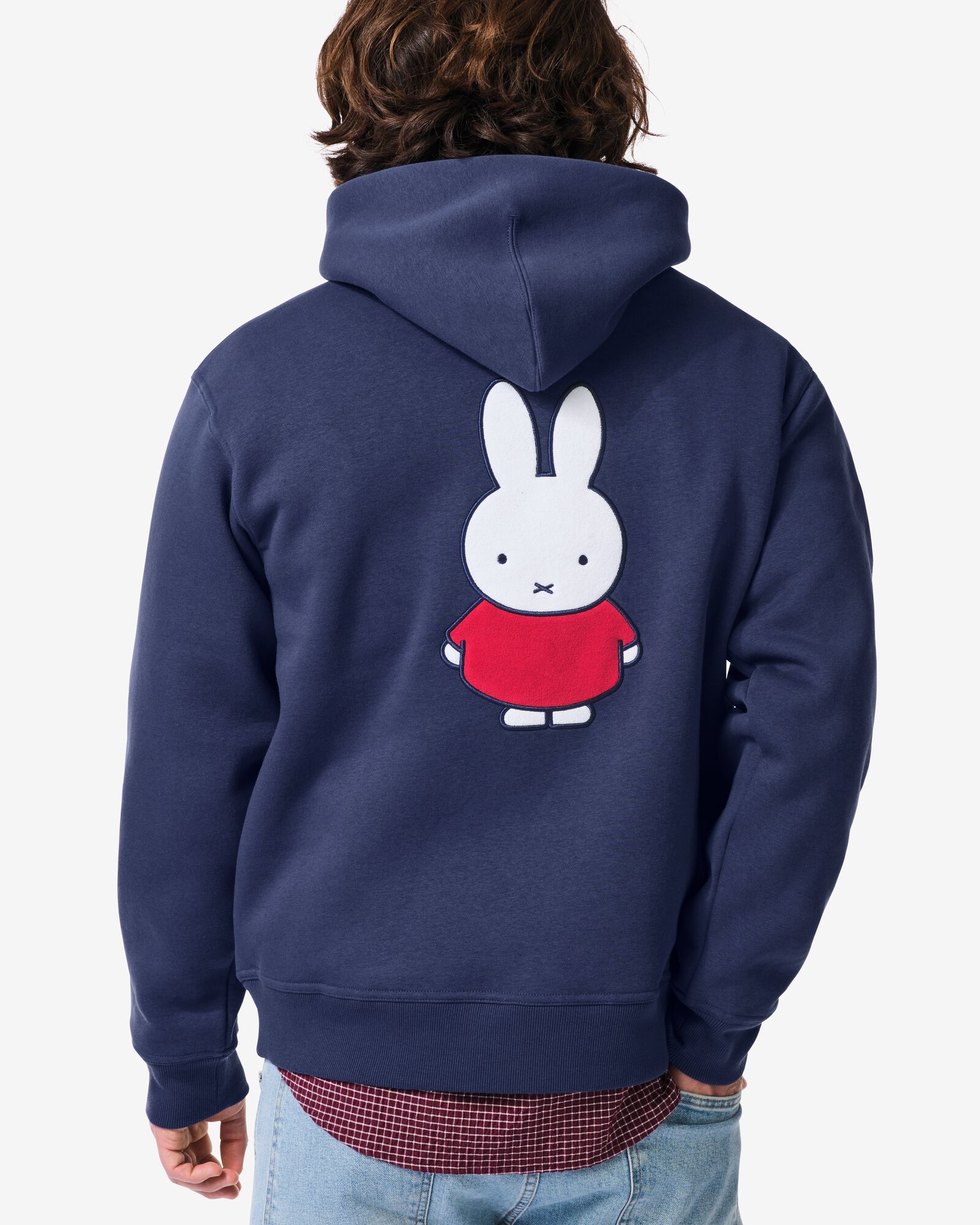 Miffy-Hoodie f&uuml;r Erwachsene, Gr&ouml;&szlig;e M blau M - 14990170 - HEMA