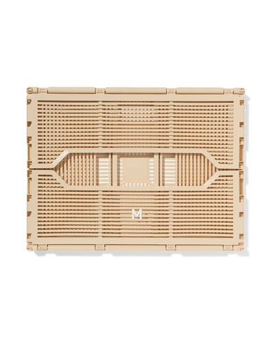 caisse pliable &agrave; lettres recycl&eacute;e M beige beige M  30 x 40 x 17 - 39800027 - HEMA