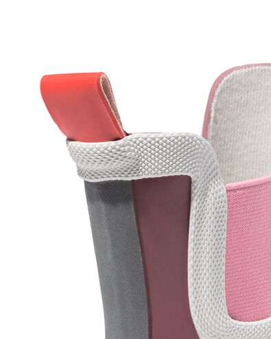 botte de pluie b&eacute;b&eacute; imperm&eacute;able blocs de couleur rose - 33260340PINK - HEMA
