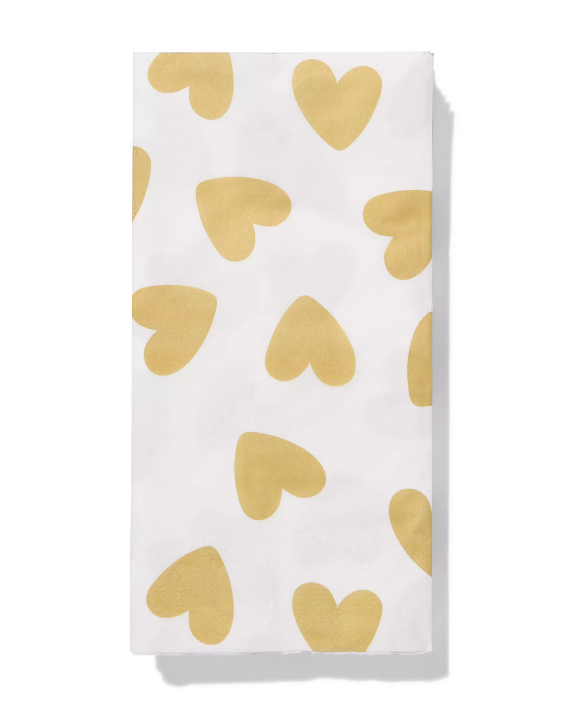 Servietten 33 × 18 cm, Papier, Herz – 12 Stück