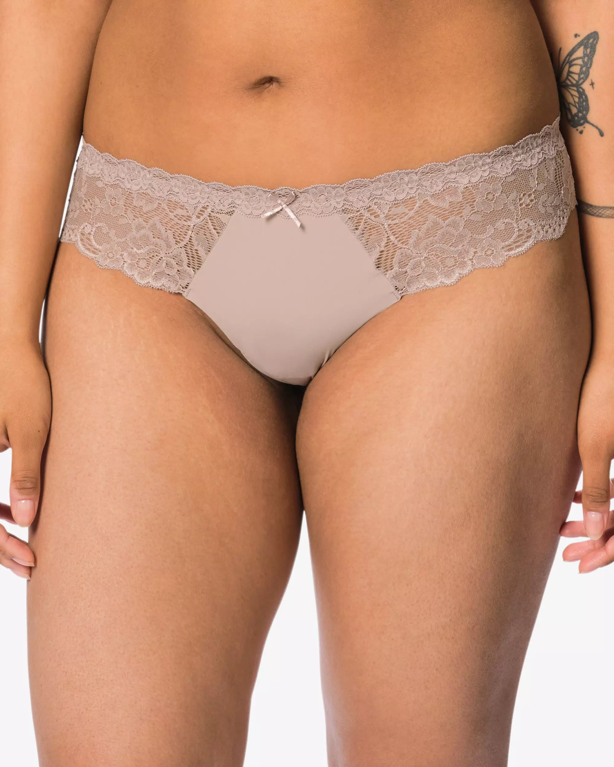 string femme microfibre