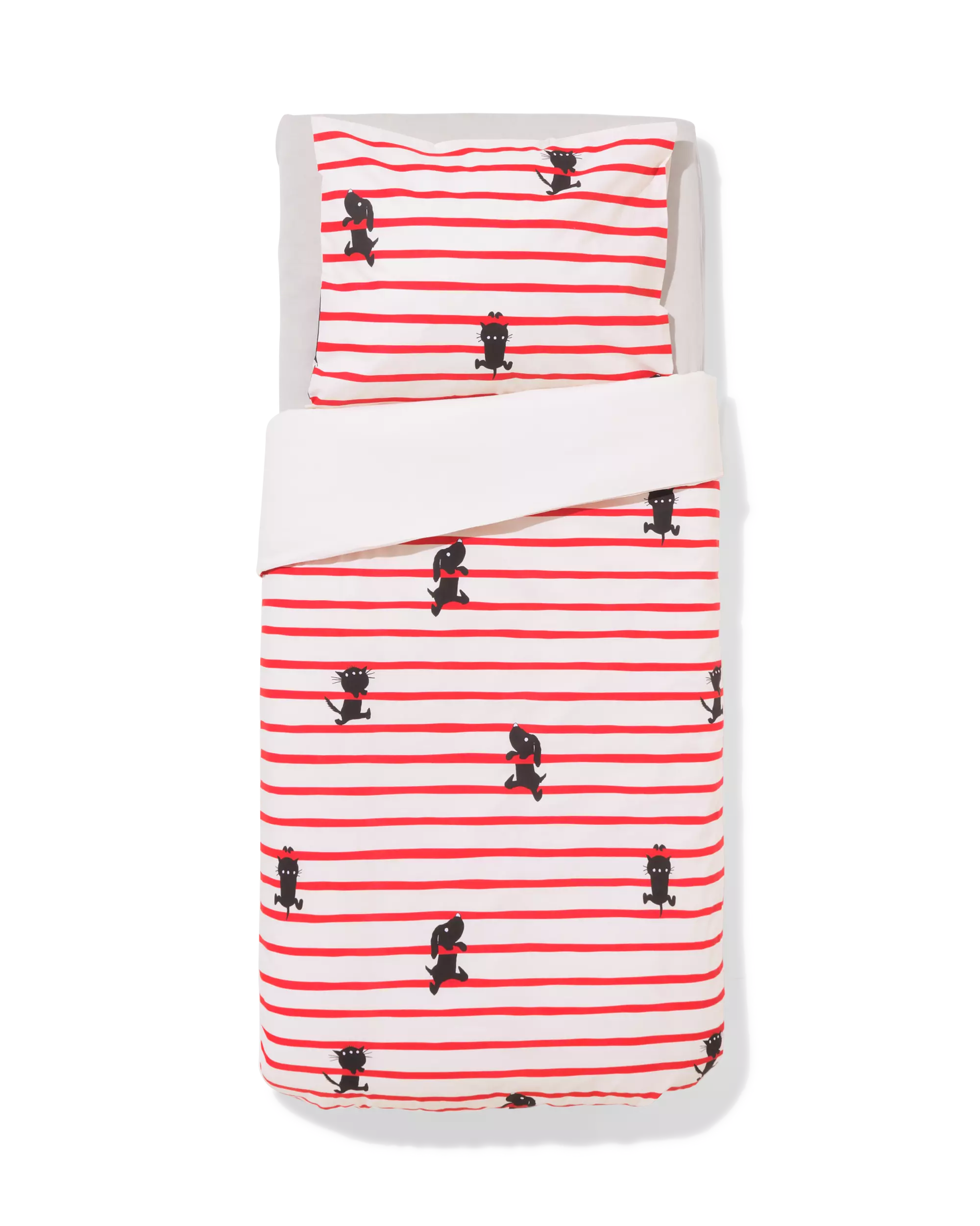housse de couette enfant Takkie 120x150cm coton doux avec sac de couchage pour poupée
