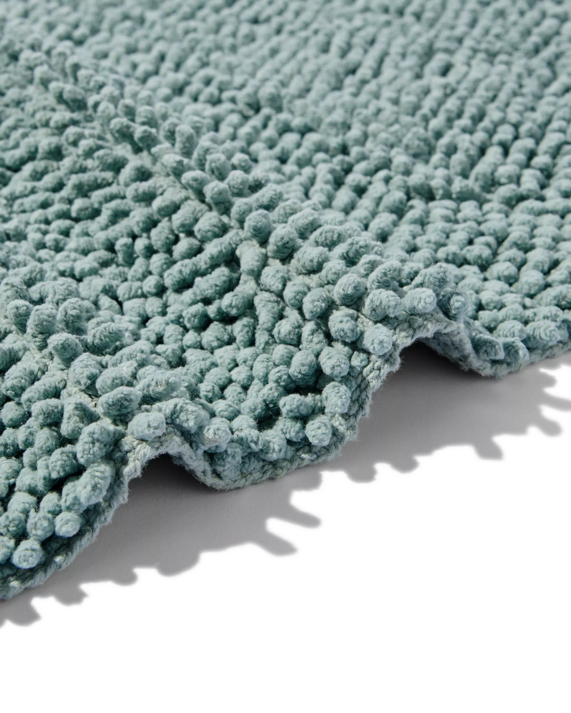 Badematte 60 x 120 cm, Chenille, grünblau