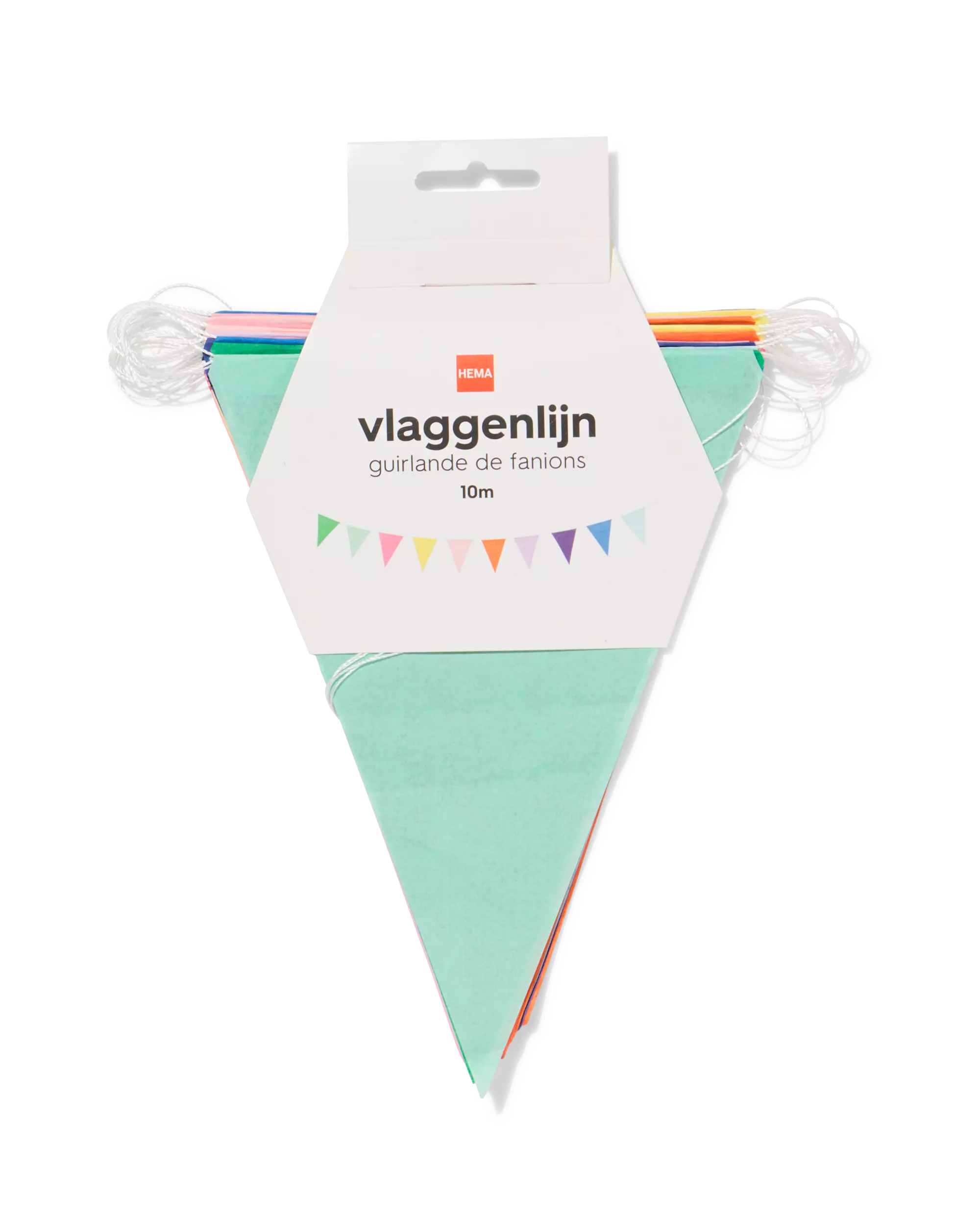 fanion de drapeaux 10 m papier couleur