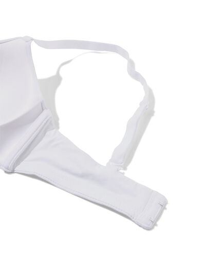 voorgevormde bh zonder beugel recycled/micro wit wit - 21870480WHITE - HEMA
