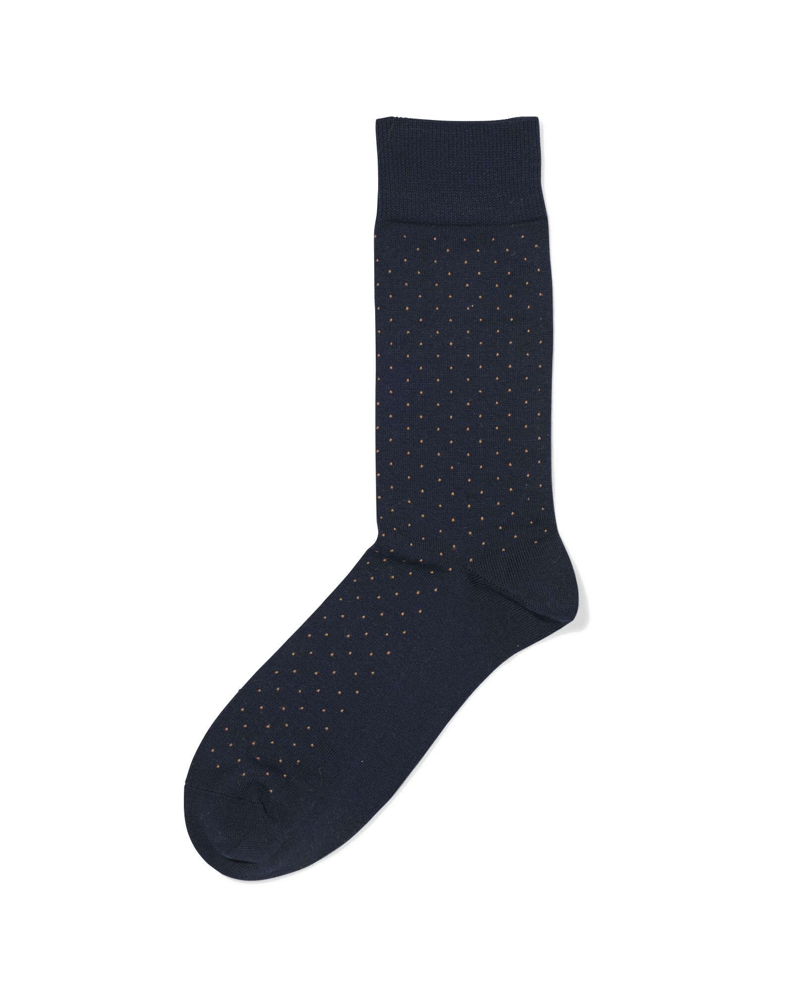 herensokken stippen donkerblauw donkerblauw - 4151070DARKBLUE - HEMA