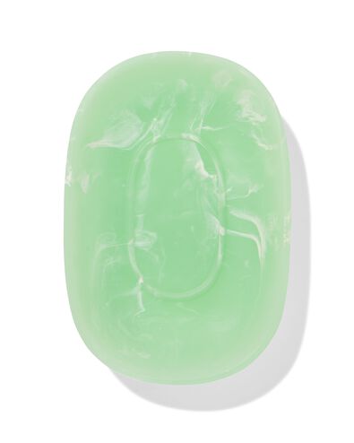 zeepbakje 9x13cm epoxy marmerlook groen - 80300174 - HEMA