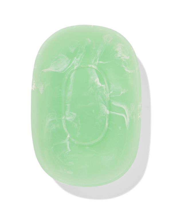 zeepbakje 9x13cm epoxy marmerlook groen - 80300174 - HEMA