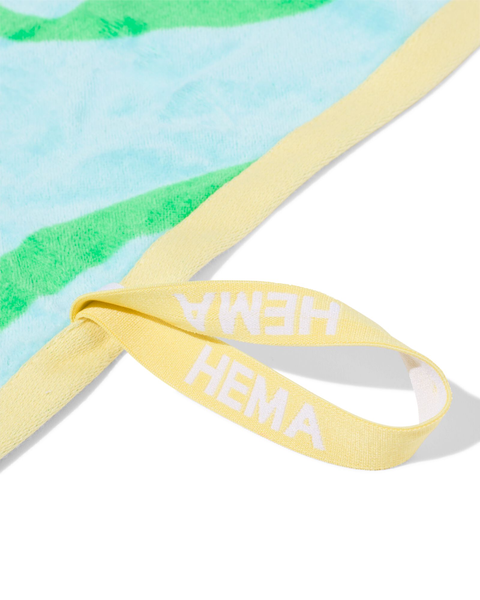 serviette de plage enfant 80x140cm velours fleurs - 5200257 - HEMA