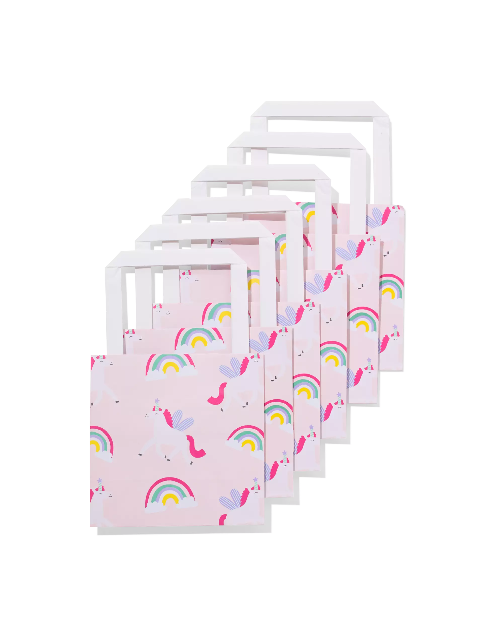 Geschenktüte S, Regenbogen – 6 Stück