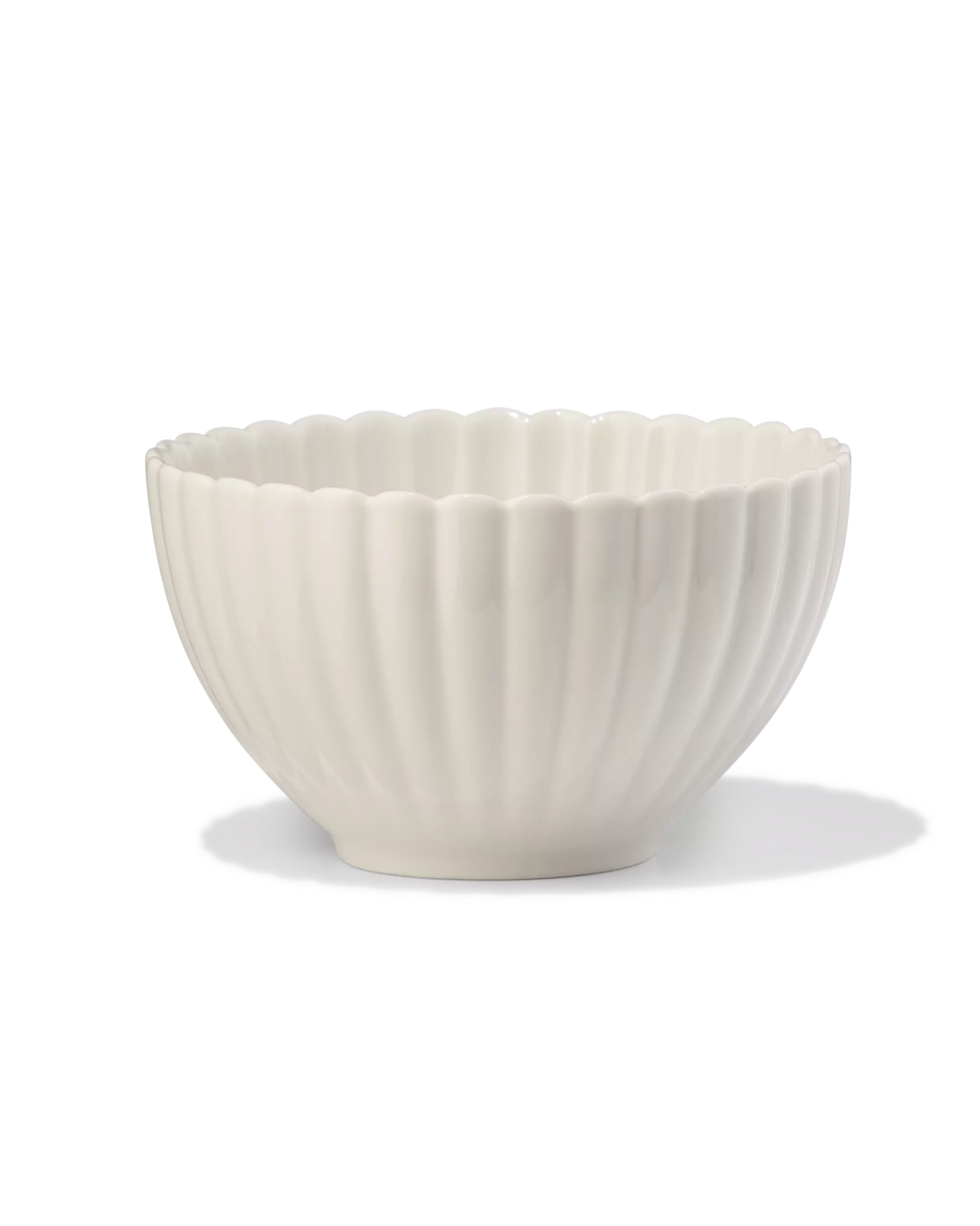 bol Ø12cm Trend faïence blanc fleur