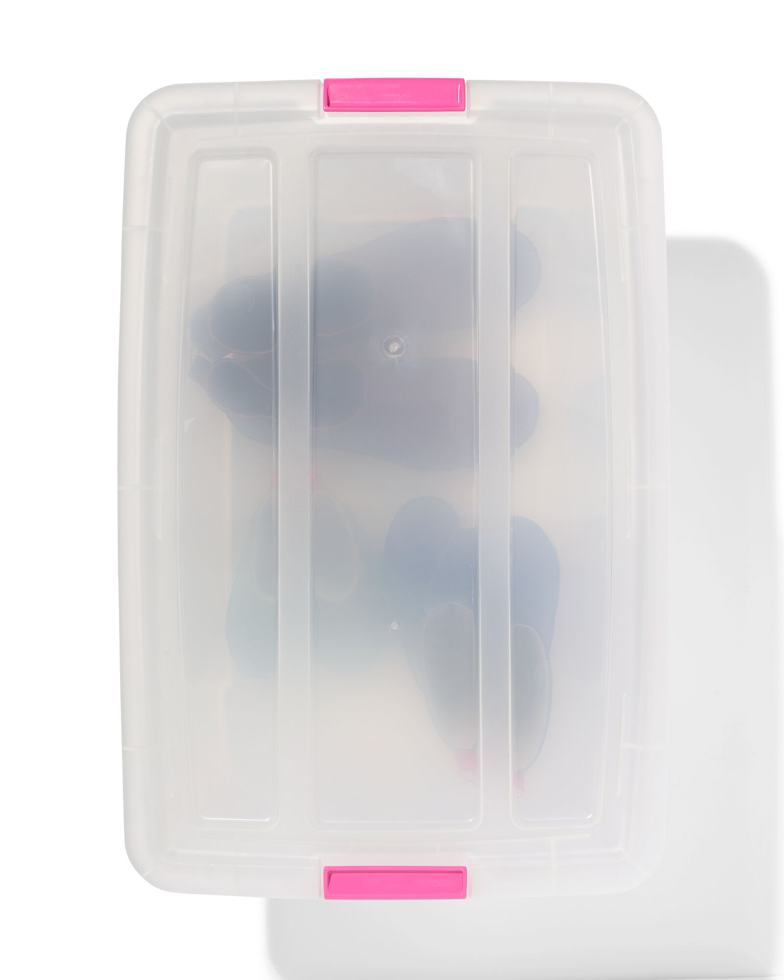 bo&icirc;te de rangement 45L Tokyo transparent 58x39.5x30 recycl&eacute;e 58 x 39.5 x 30 Tokyo - 39810409 - HEMA