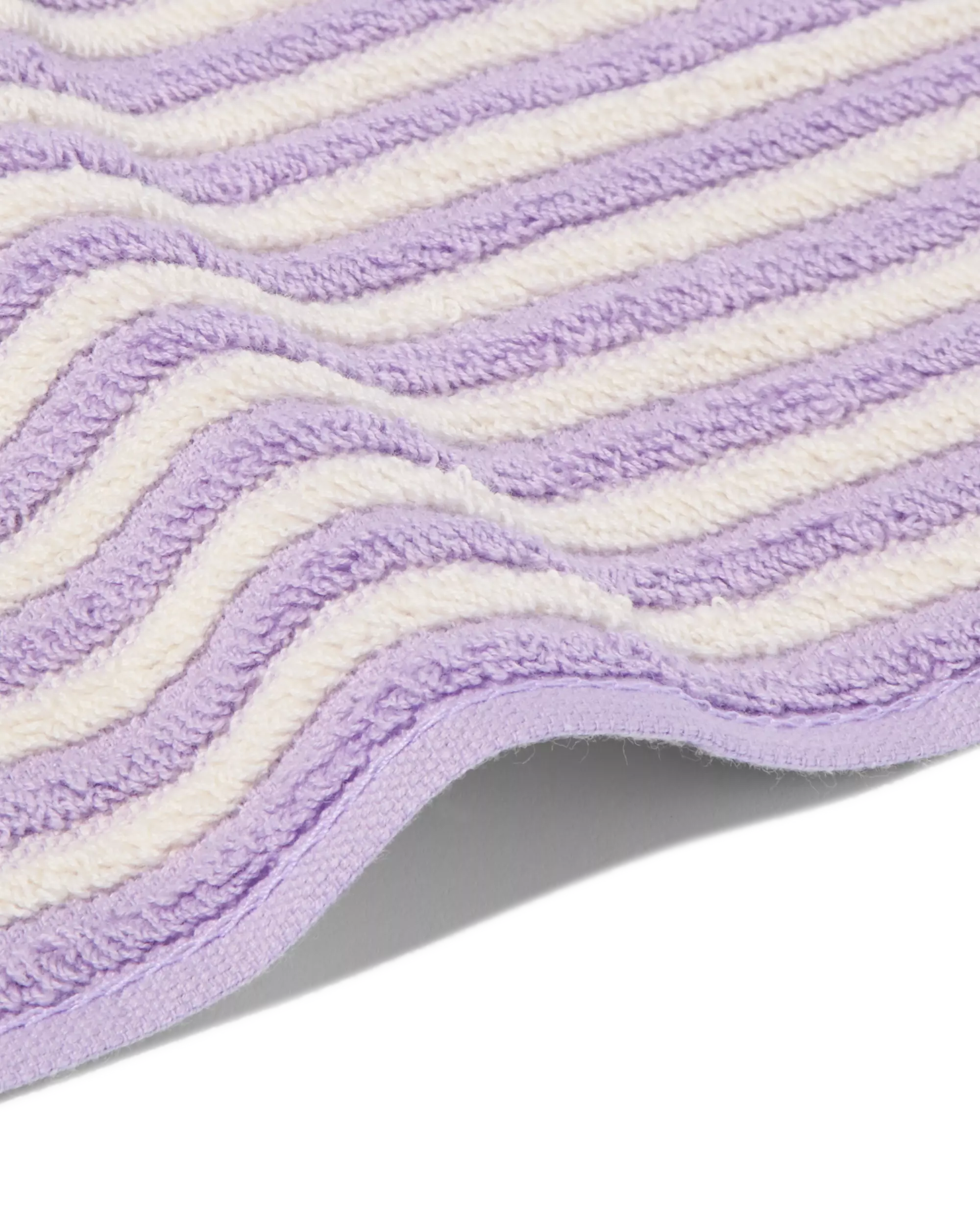 2 lavettes 30x30 coton lilas