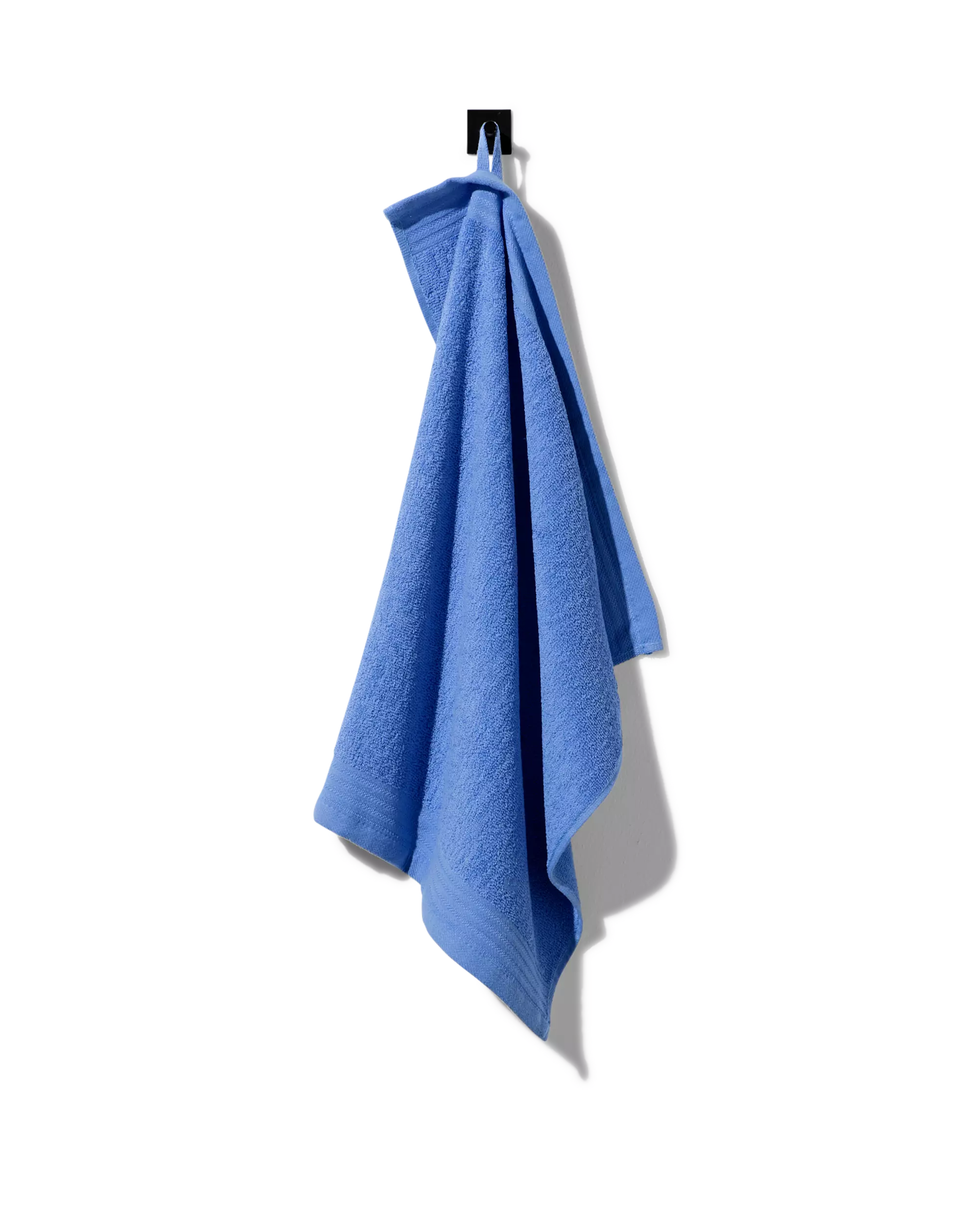 essuie-mains 50x50 coton bleu