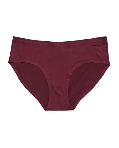 dameshipster second skin micro donkerrood donkerrood - 19608481DARKRED - HEMA