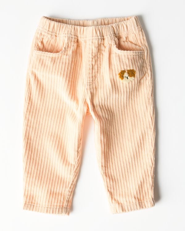 pantalon b&eacute;b&eacute; coupe confortable c&ocirc;tel&eacute; chien rose p&acirc;le rose p&acirc;le - 33021580LIGHTPINK - HEMA