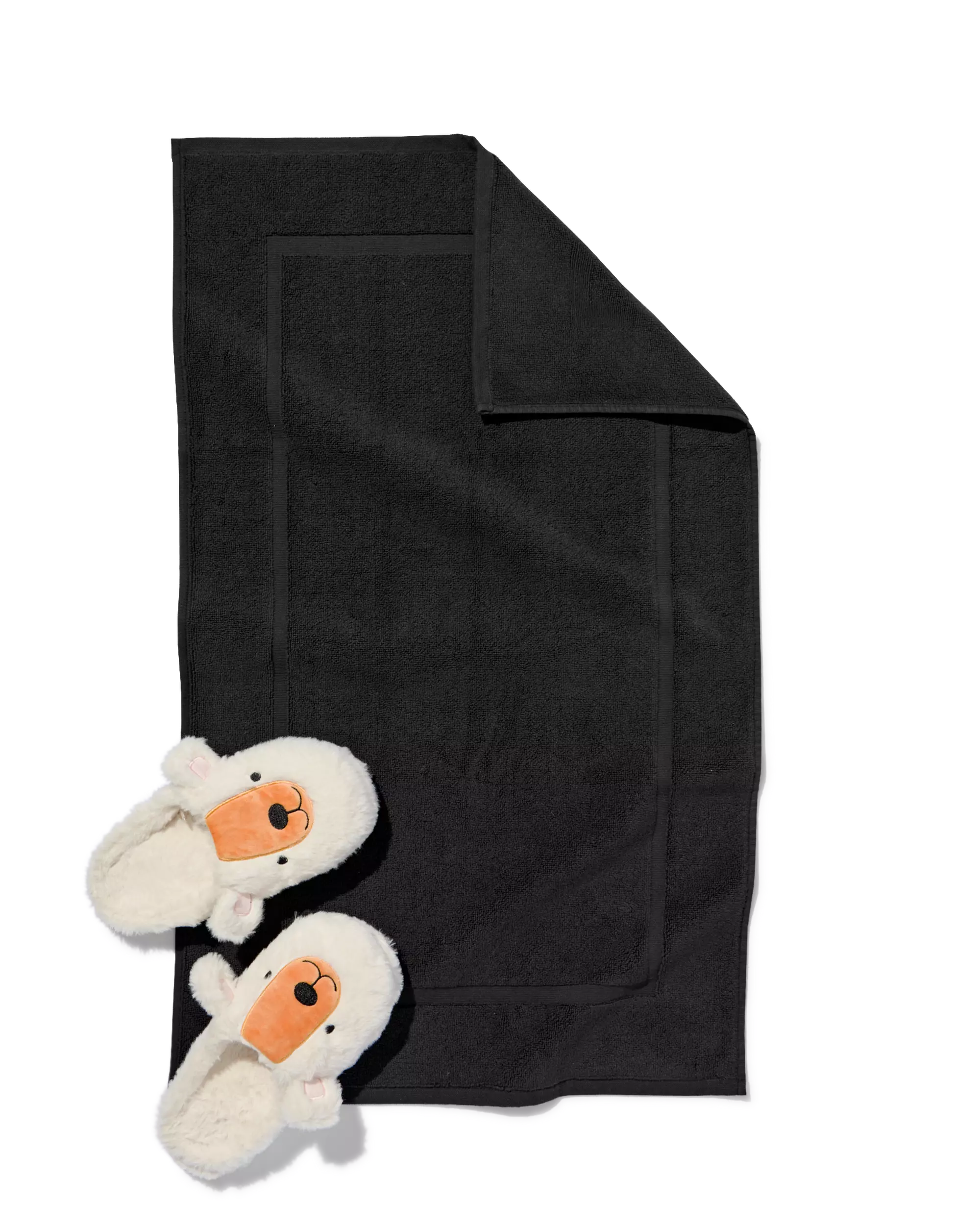 badmat 50x85 zware kwaliteit zwart