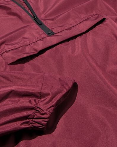 regenponcho voor volwassenen Puck  donkerrood donkerrood - 34460270DARKRED - HEMA