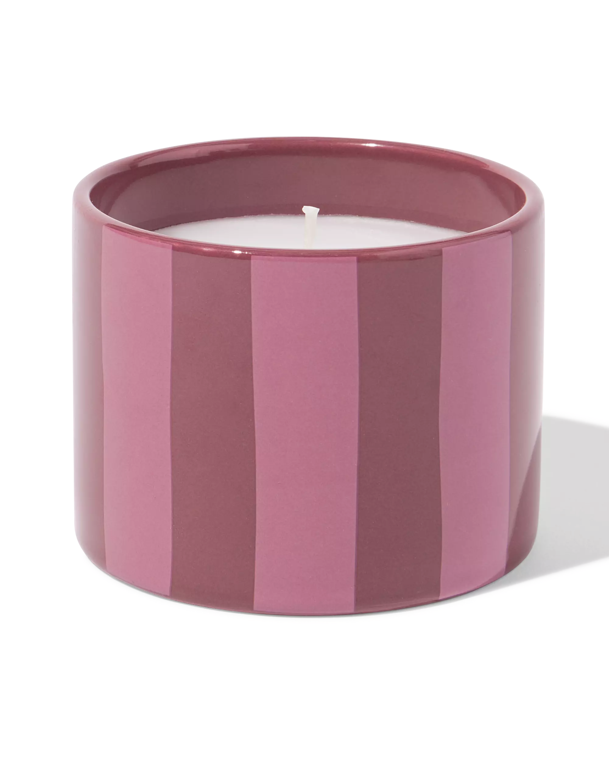 bougie parfumée ⌀8x6,4cm lavande-rose