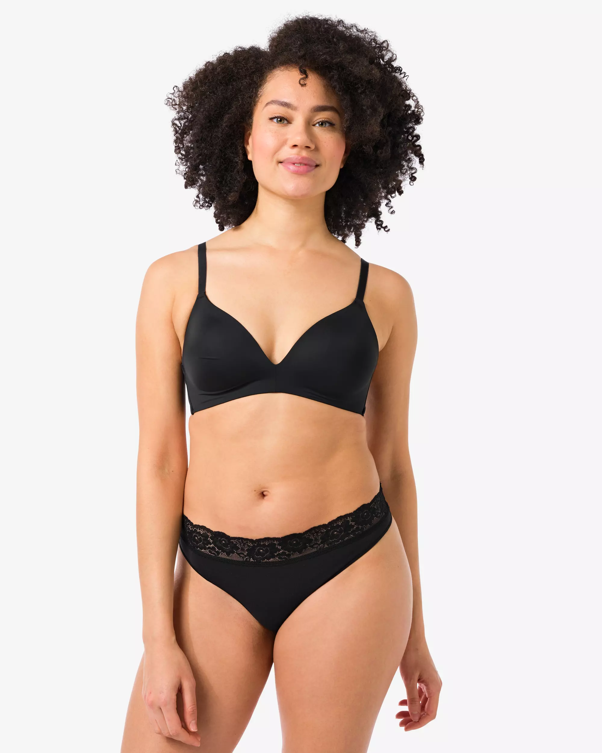 string femme sans coutures microfibre avec dentelle