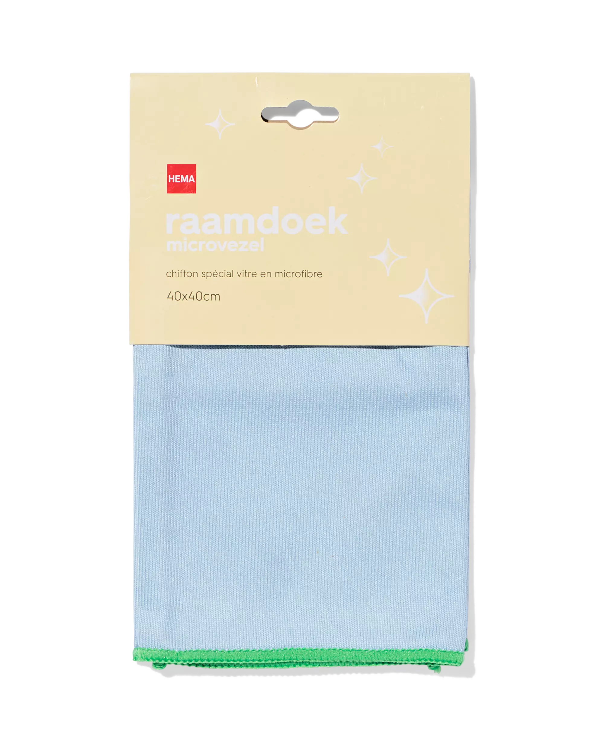 raamdoek 25.5x13.3cm gerecycled polyester microvezel
