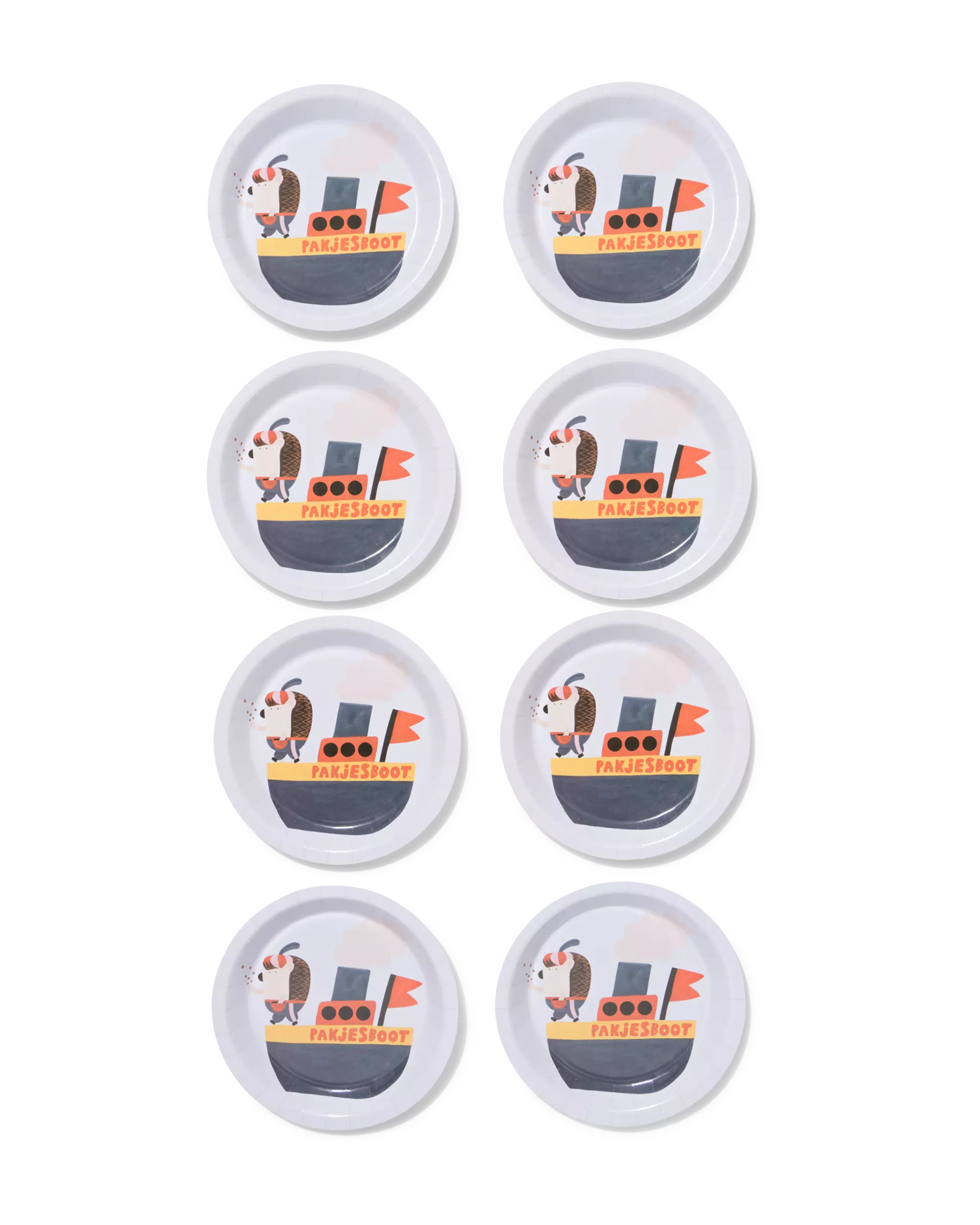 taartbordjes ⌀17.5cm Sint - 8 stuks